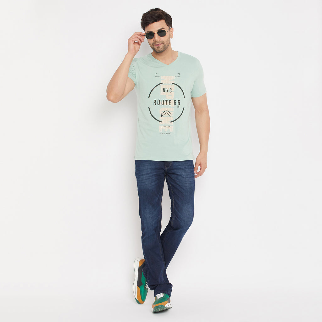 Duke Urban Men Half Sleeve Cotton T-shirt (MLF1129)
