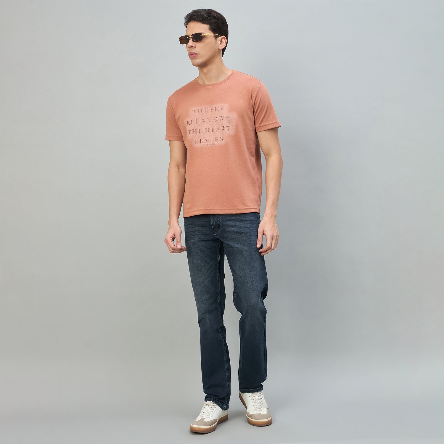 Duke Urban Men Typography Half Sleeve Round Neck Tshirt (LF7597)