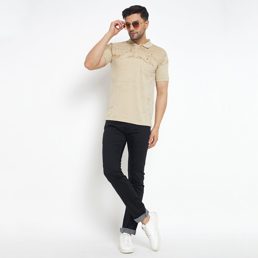 Duke Stardust Men Half Sleeve Cotton T-Shirt (LF7117)
