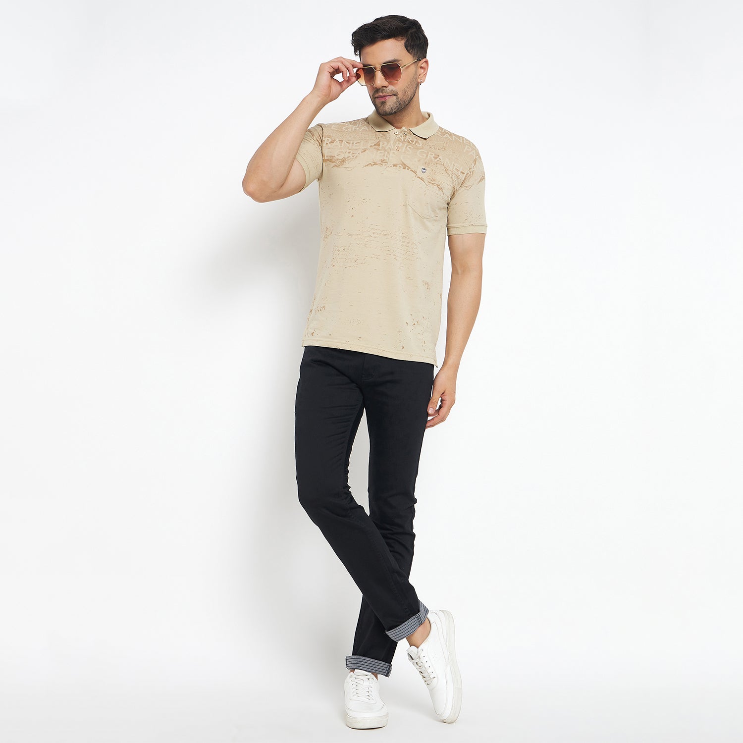 Duke Stardust Men Half Sleeve Cotton T-Shirt (LF7117)