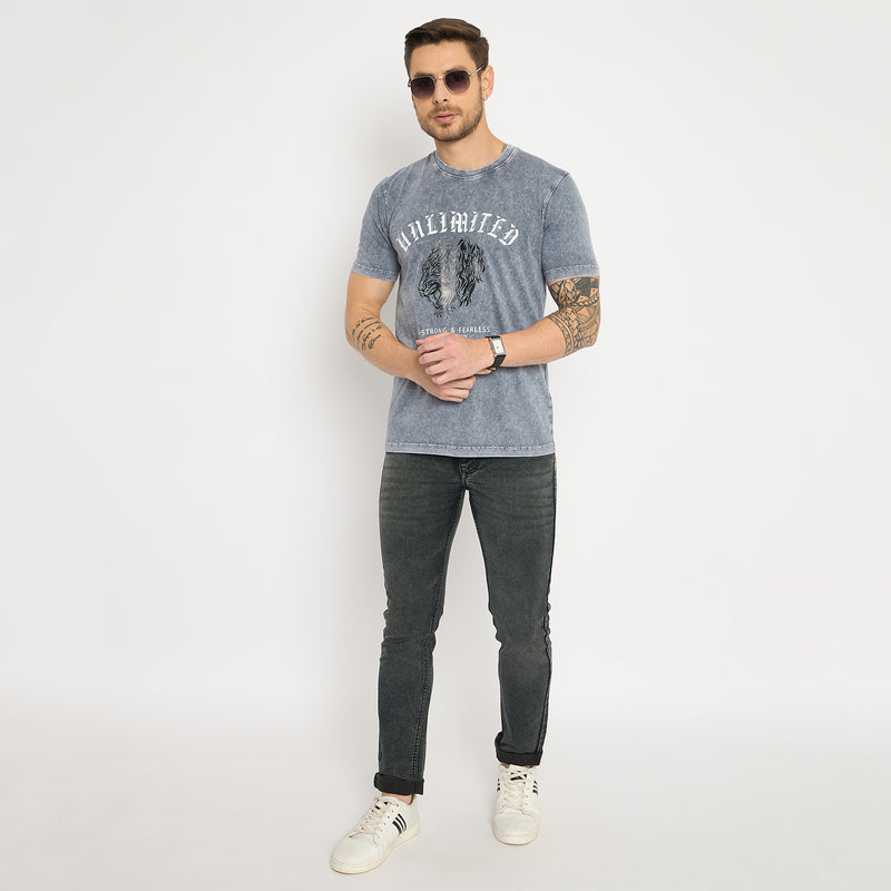 Duke Urban Men Half Sleeve Cotton Tshirt (LF7427)