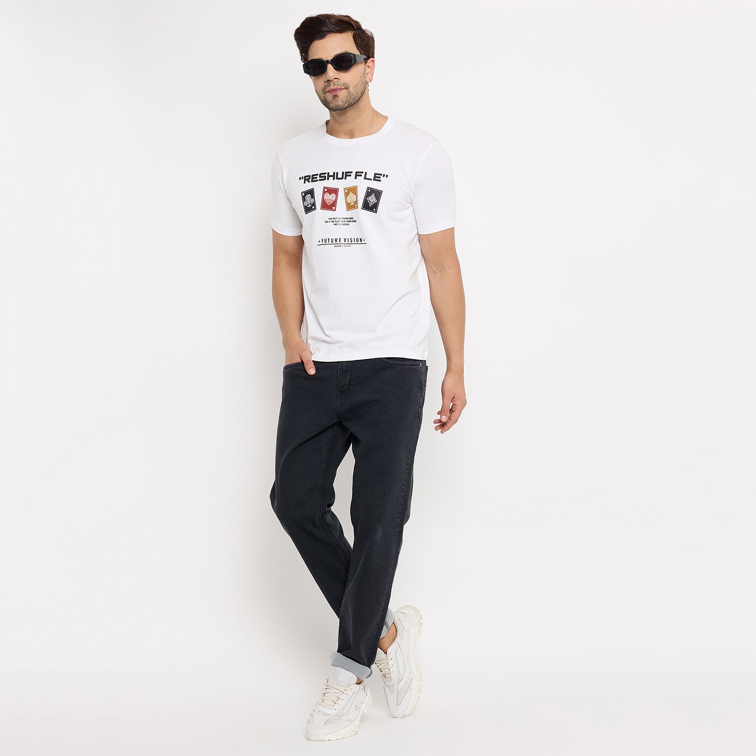 Duke Urban Men Half Sleeve Cotton T-shirt (LF7148)