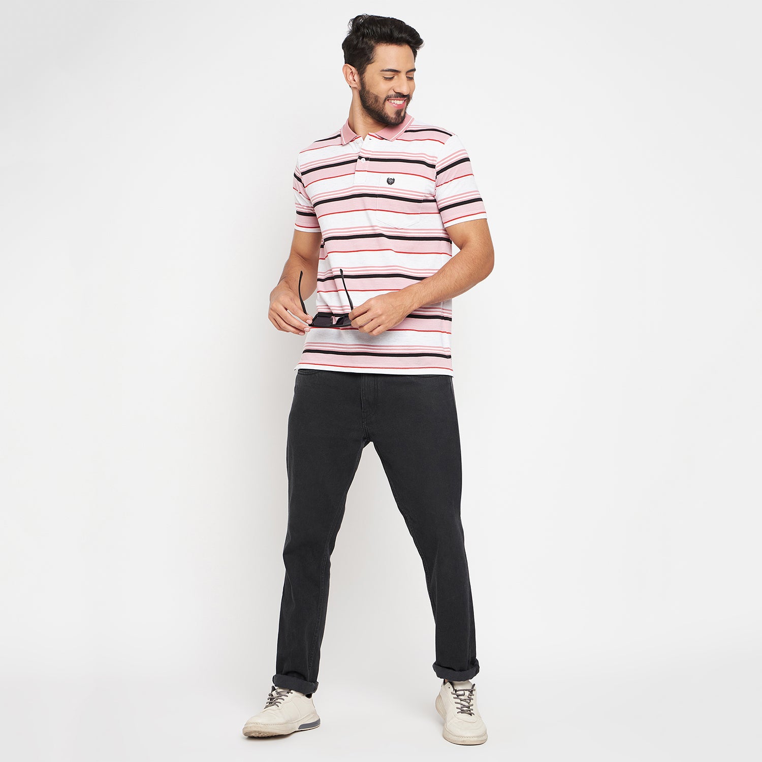 Duke Stardust Men Polo Neck Half Sleeve Cotton T-shirt (LF7047)