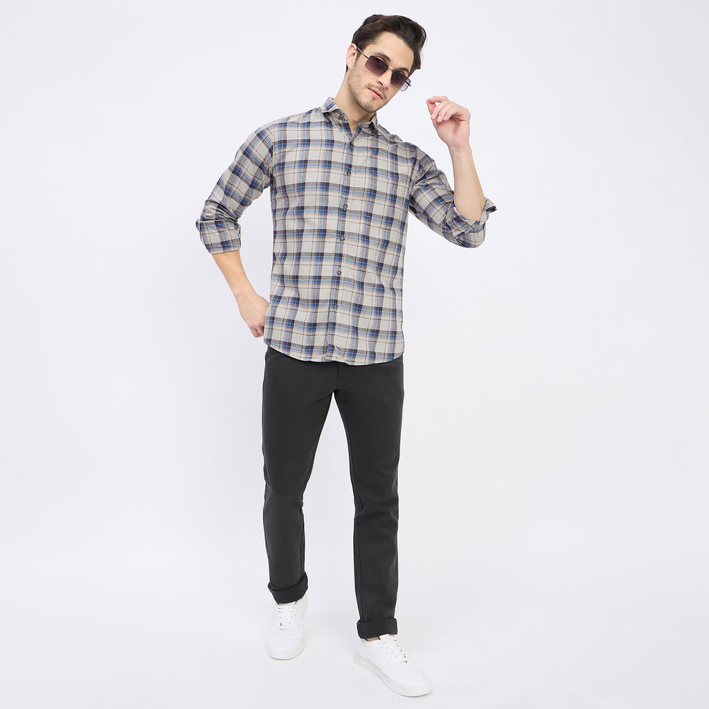 Duke Urban Men Full Sleeve Cotton Shirt (SDO8CKAN)
