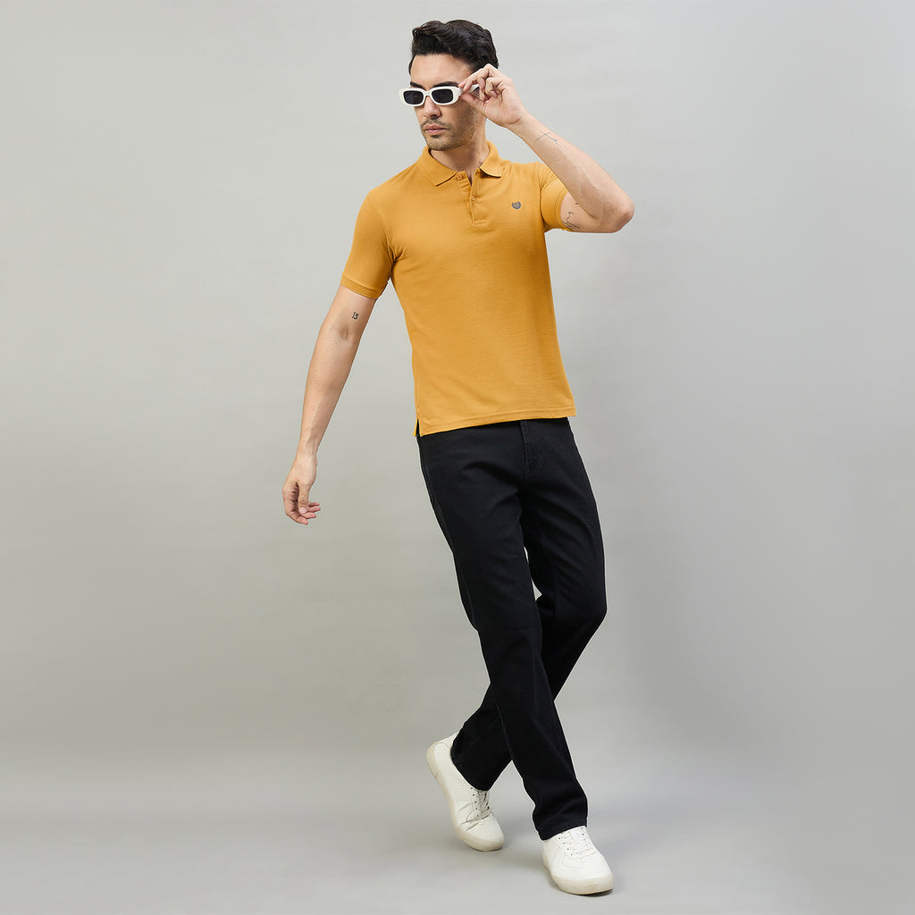 Duke Men Half Sleeve Cotton Smart Fit Casual T-shirt (SD71)