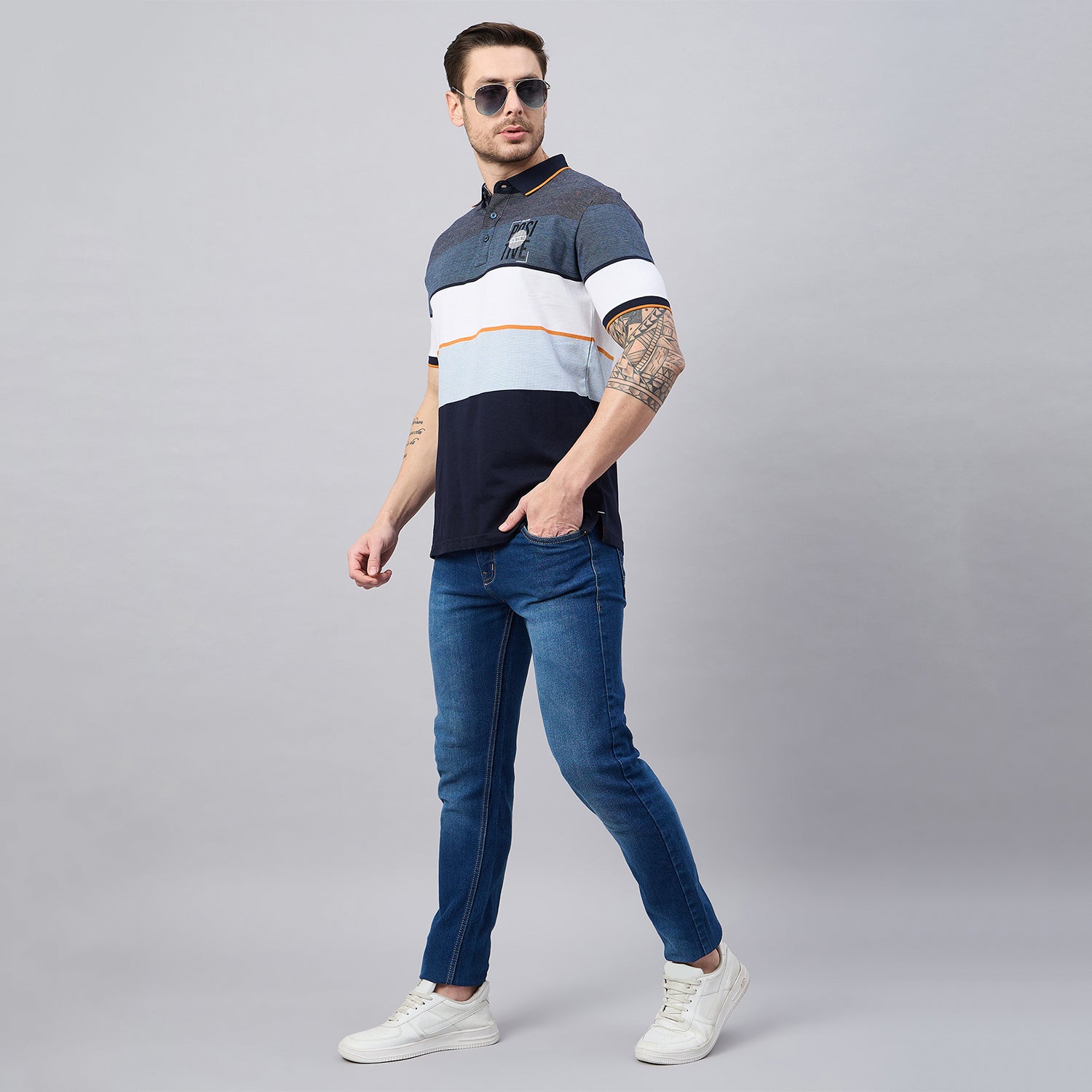 Duke Urban Men Half Sleeve Cotton Polo Tshirt (ON3253)