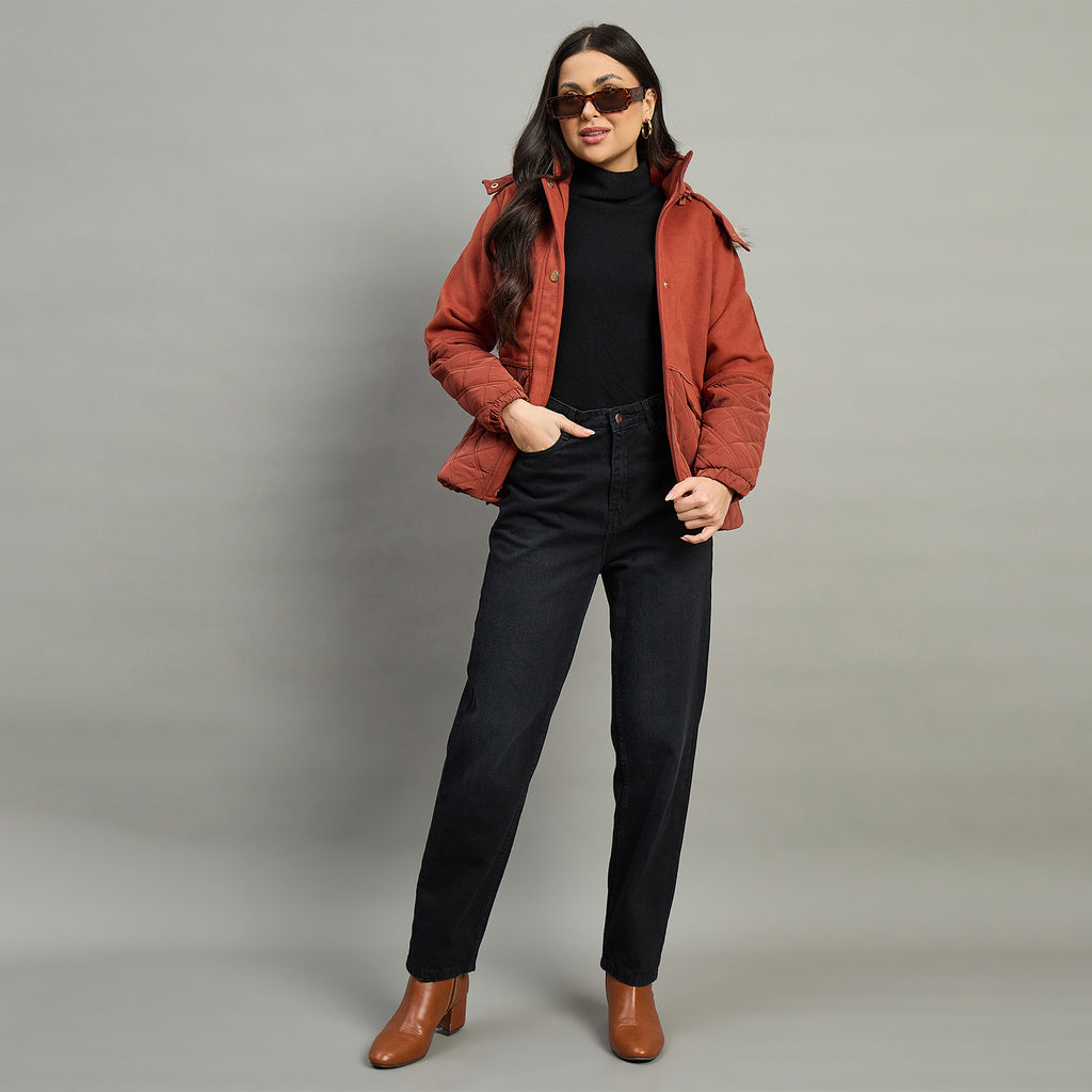 Duke Urban Women Short Style Full Sleeve Hooded Jacket (SDZ4139)