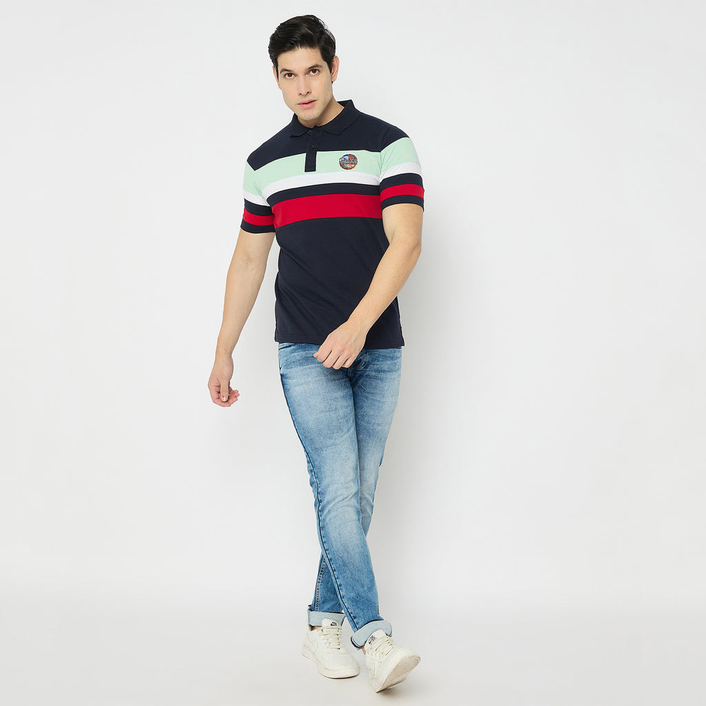 Duke Urban Men Half Sleeve Cotton Polo Tshirt (LF7396)