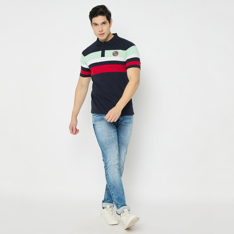 Duke Urban Men Half Sleeve Cotton Polo Tshirt (LF7396)