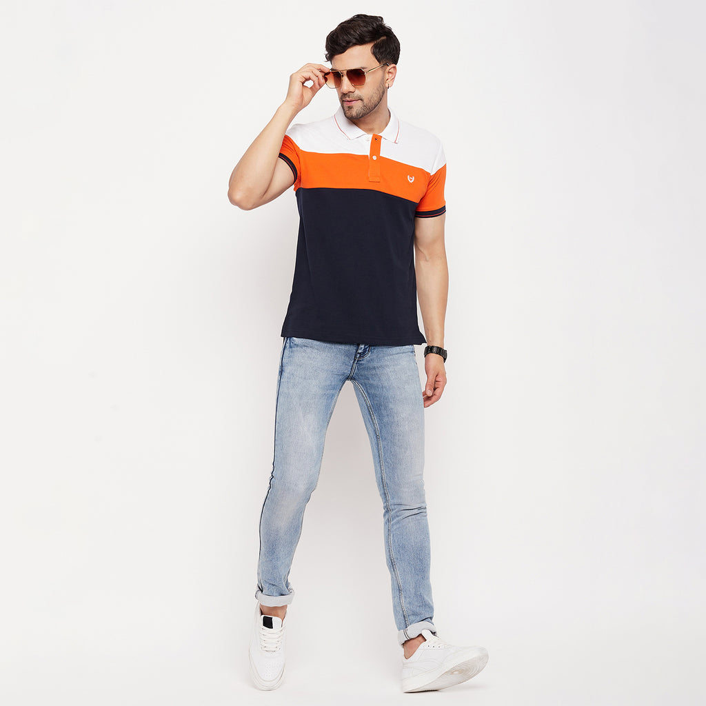Duke Stardust Men Half Sleeve Polo Neck Cotton T-shirt (4036)