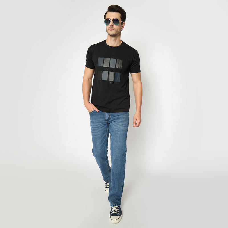 Duke Urban Men Half Sleeve Cotton Tshirt (LF7337S)