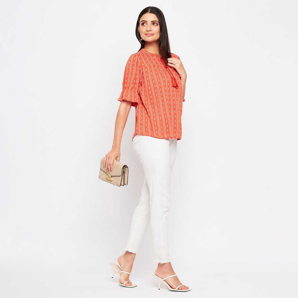 Duke Stardust Women Half Sleeve Printed Tunic (SDX4108)
