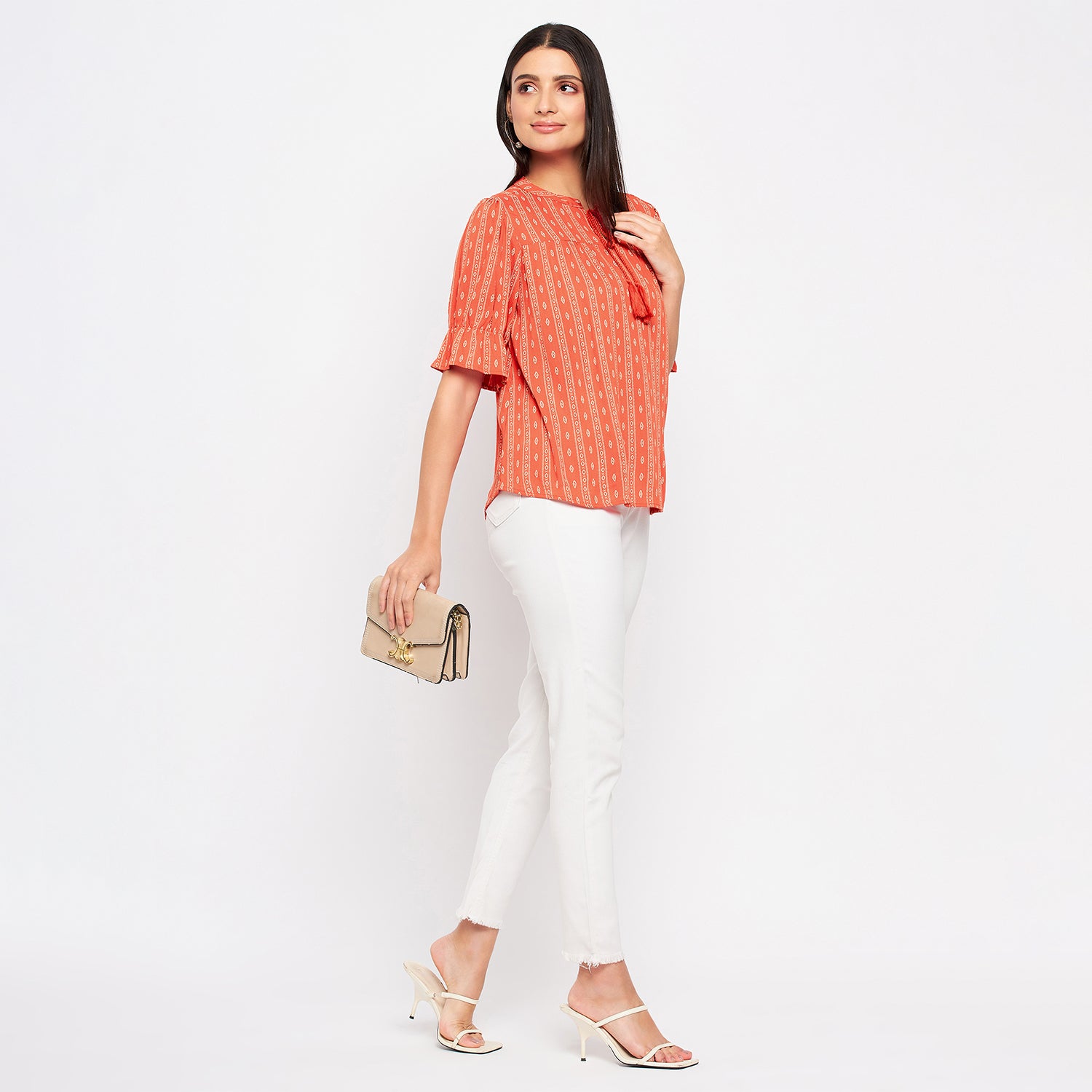 Duke Stardust Women Half Sleeve Printed Tunic (SDX4108)