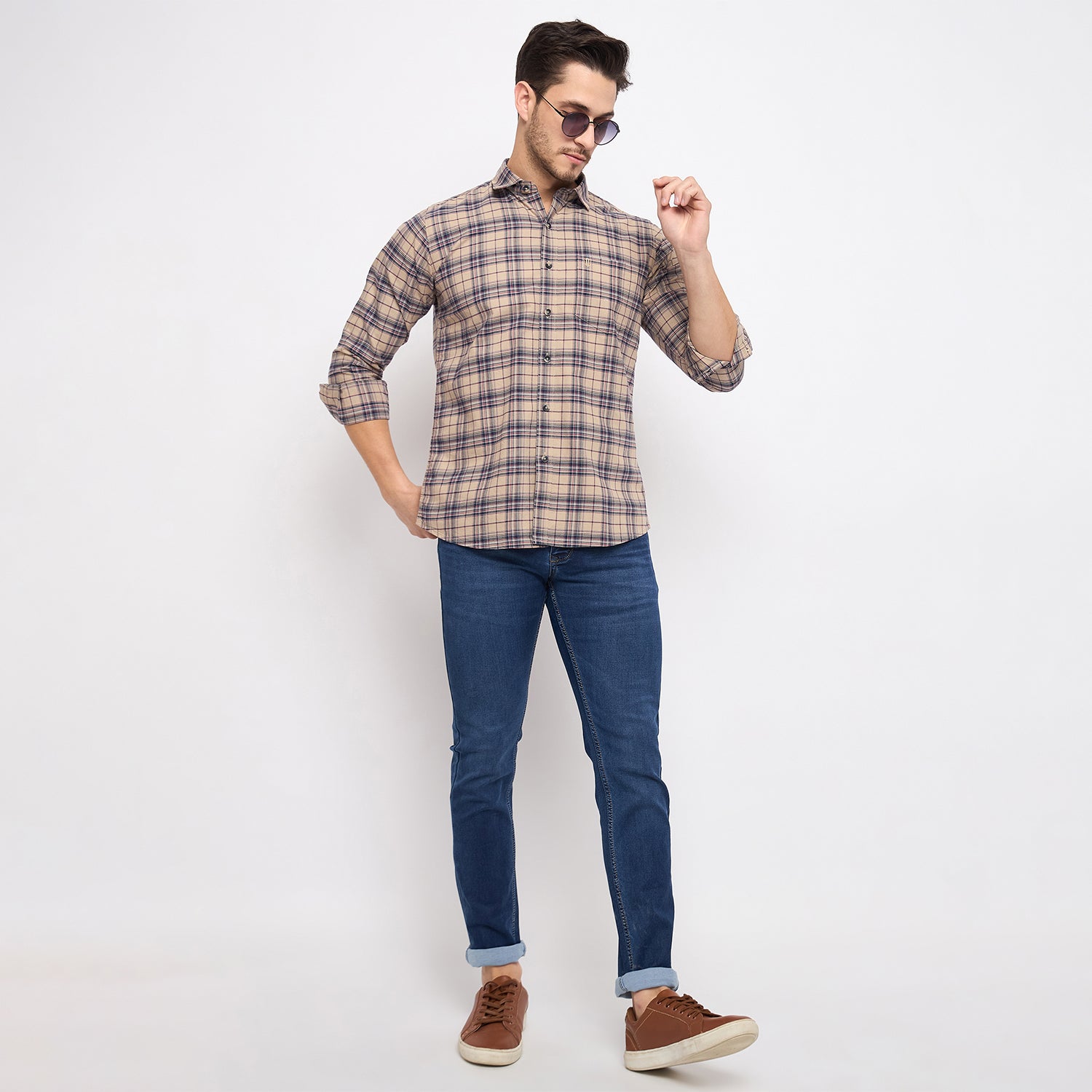 Duke Urban Men Full Sleeve Cotton Shirt (SDO8CKOK)
