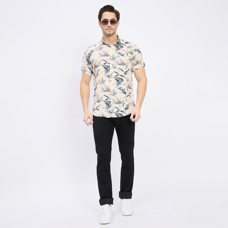 Duke Urban Men Half Sleeve Cotton Shirt (SDO2PRRC)