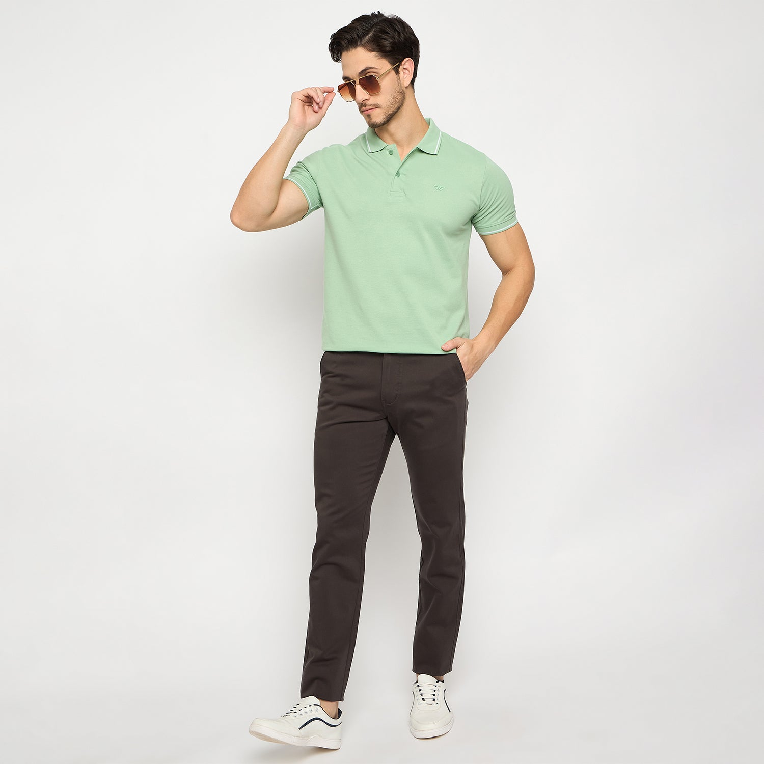Duke Urban Men Flatfront Narrowfit Chinos Trousers (SDT4591)