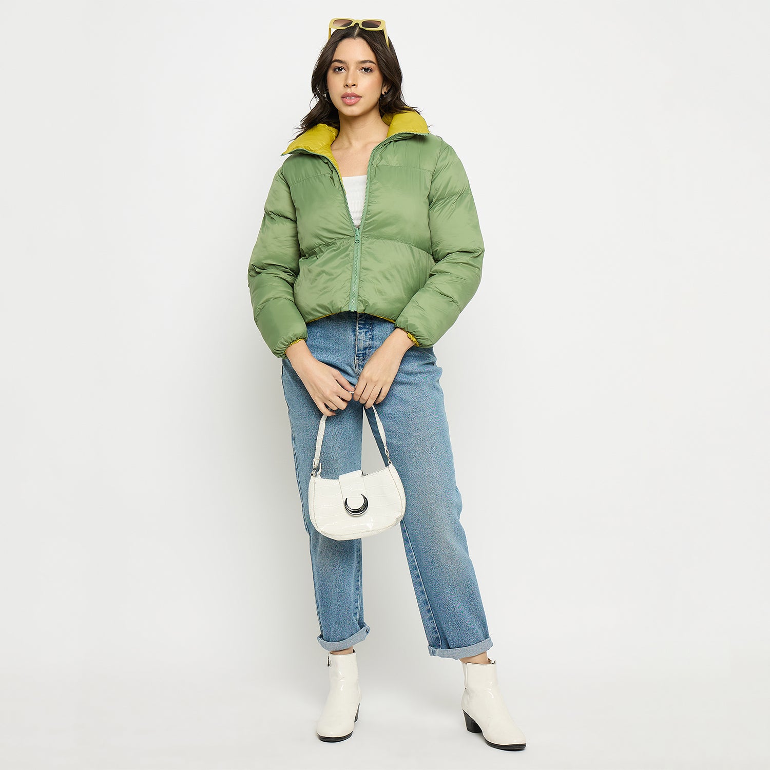 Duke Urban Women Full Sleeve Short Reversible Jacket (SDZ4044)