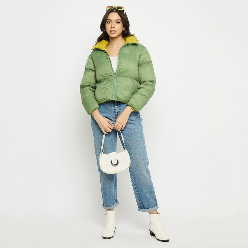 Duke Urban Women Full Sleeve Short Reversible Jacket (SDZ4044)