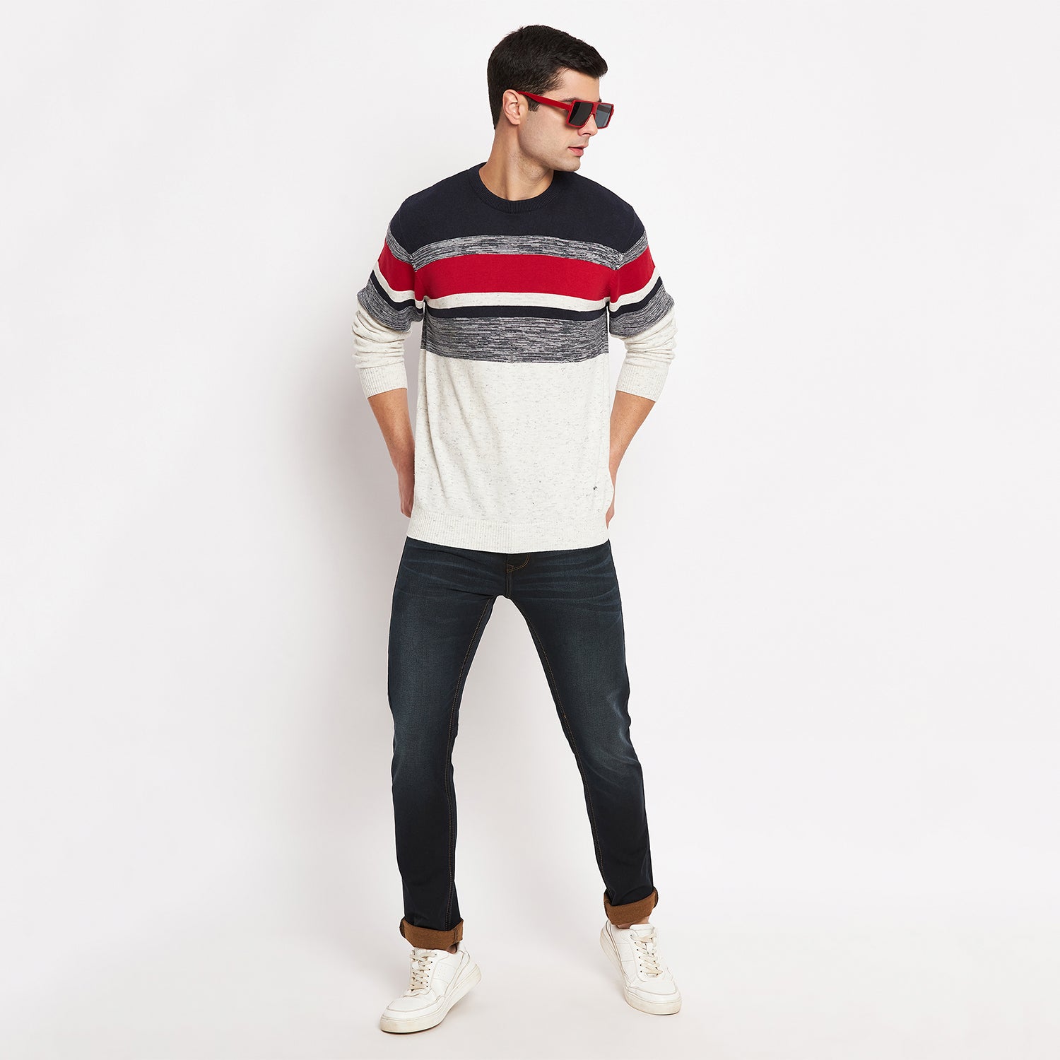 Duke Urban Men Full Sleeve Round Neck Pullover (SDS652)