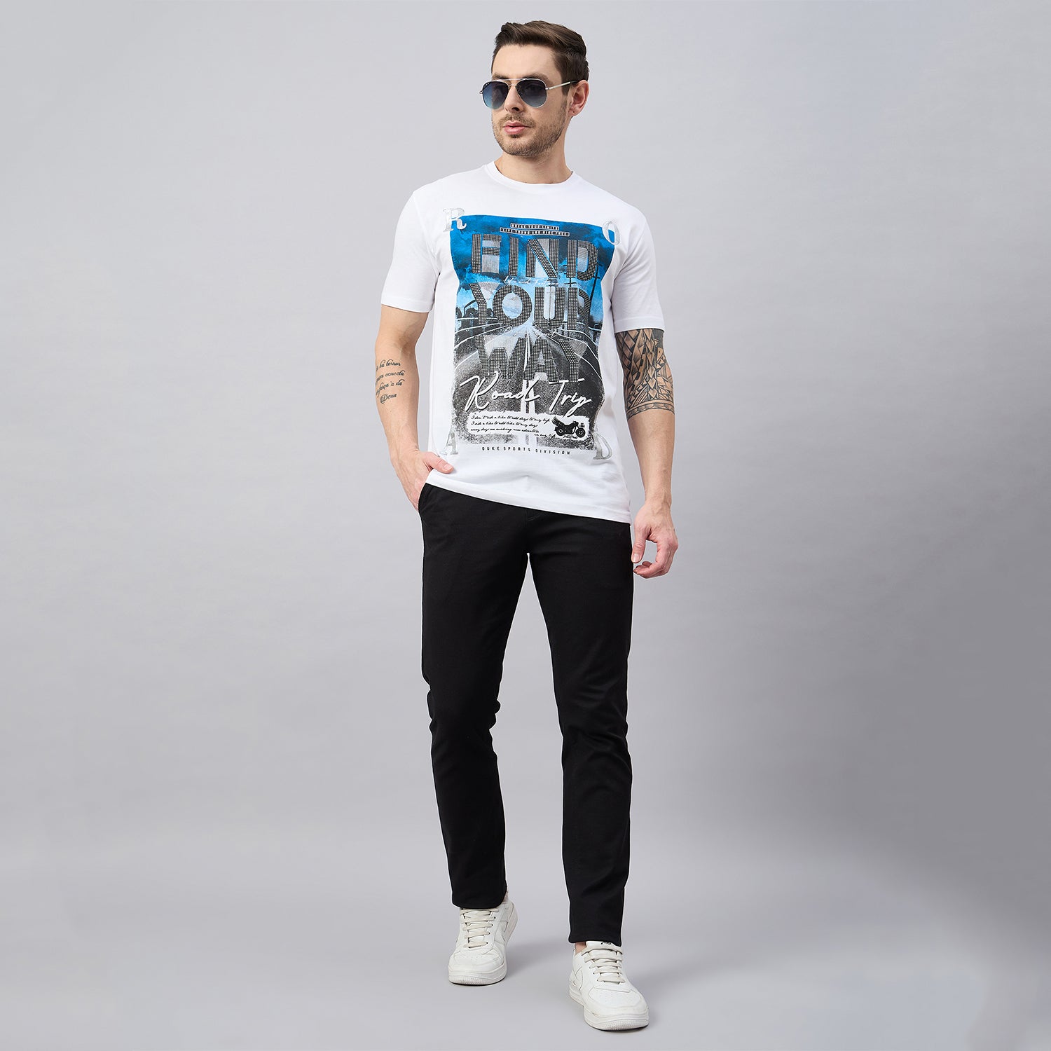 Duke Urban Men Half Sleeve Cotton Tshirt (ON1002)