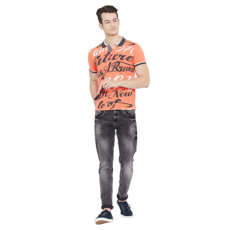 Duke Urban Men Half Sleeve Cotton Tshirt (LF4463)