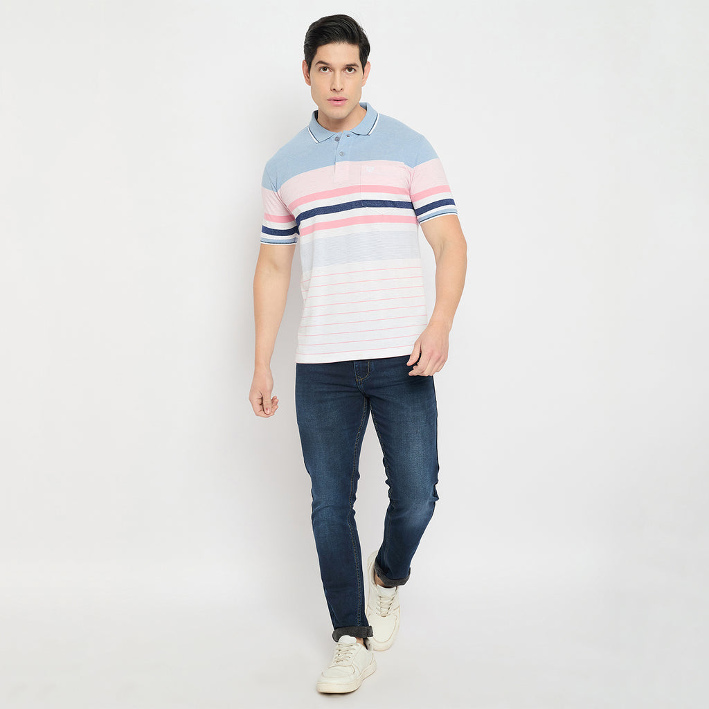 Duke Urban Men Half Sleeve Cotton Polo Tshirt (LF7364)