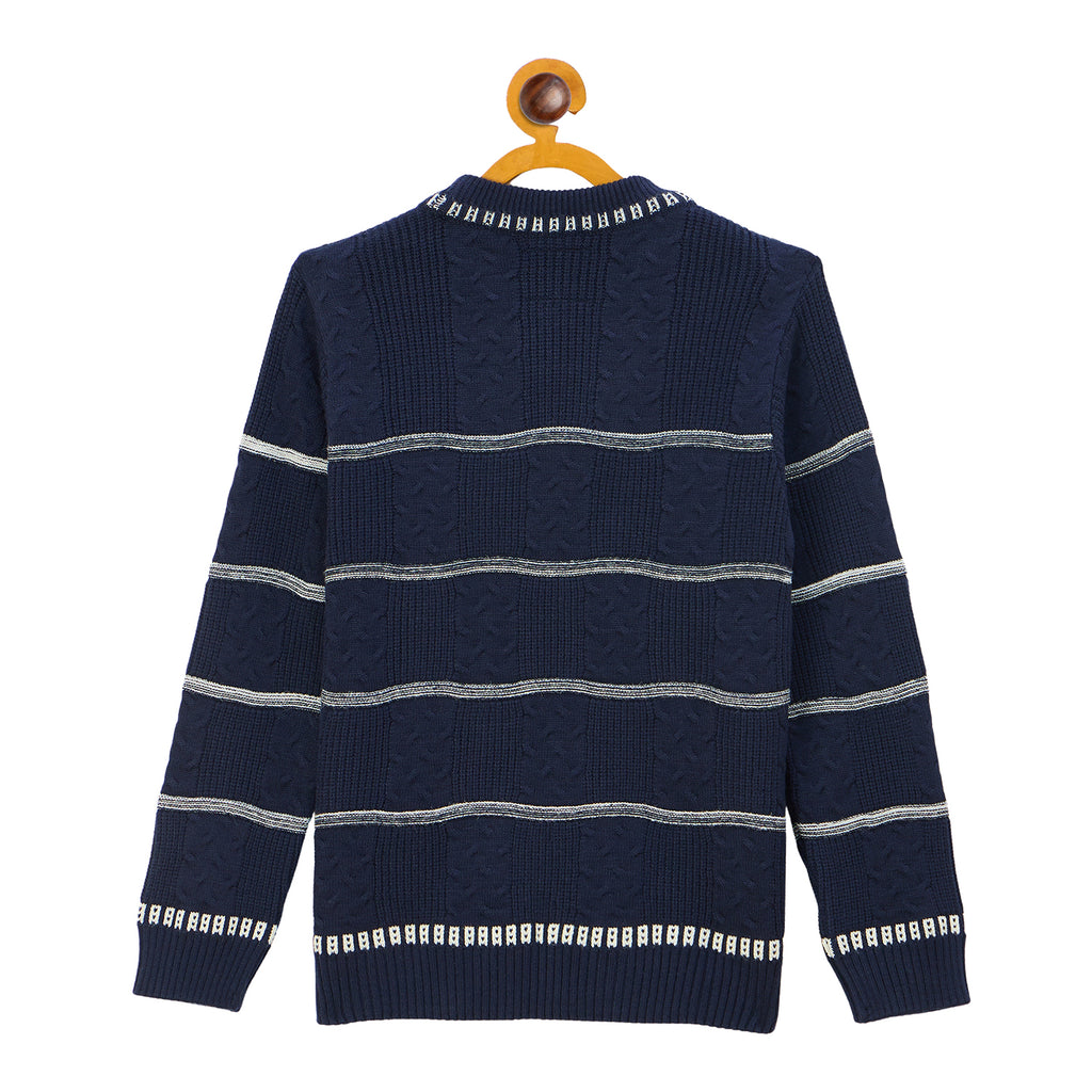 Duke Urban Boys Round Neck Full Sleeve Regular Sweater (S3637)