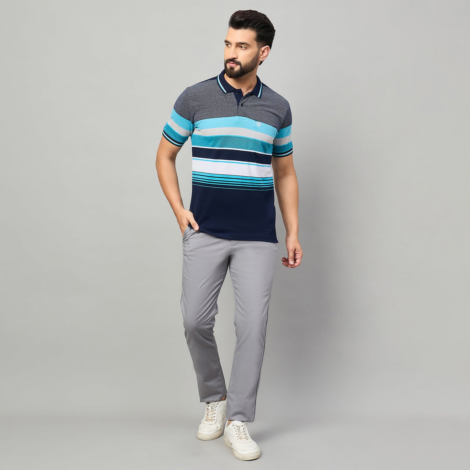Duke Urban Men Half Sleeve Polo Cotton Tshirt (LF7463)