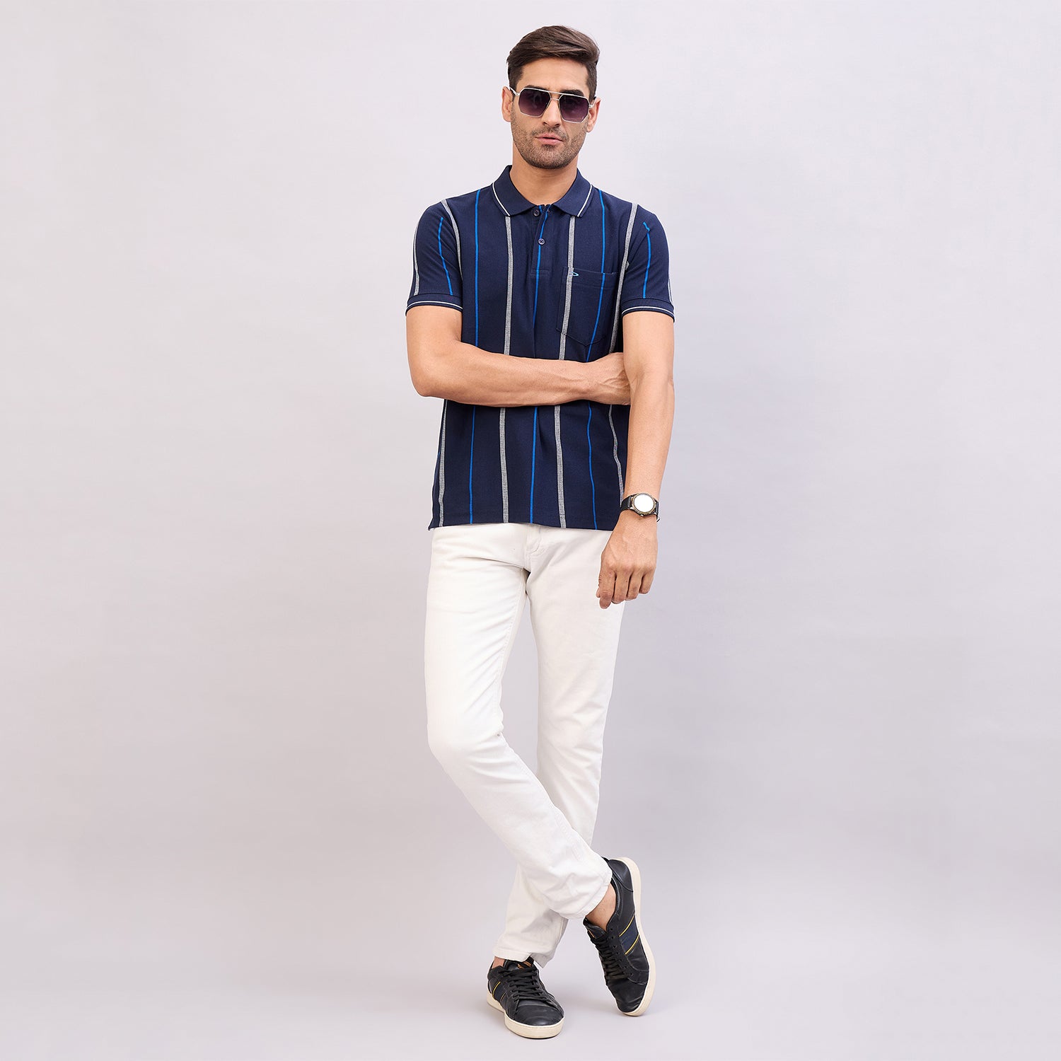Duke Men Half Sleeve Cotton Polo Tshirt (ON2139)