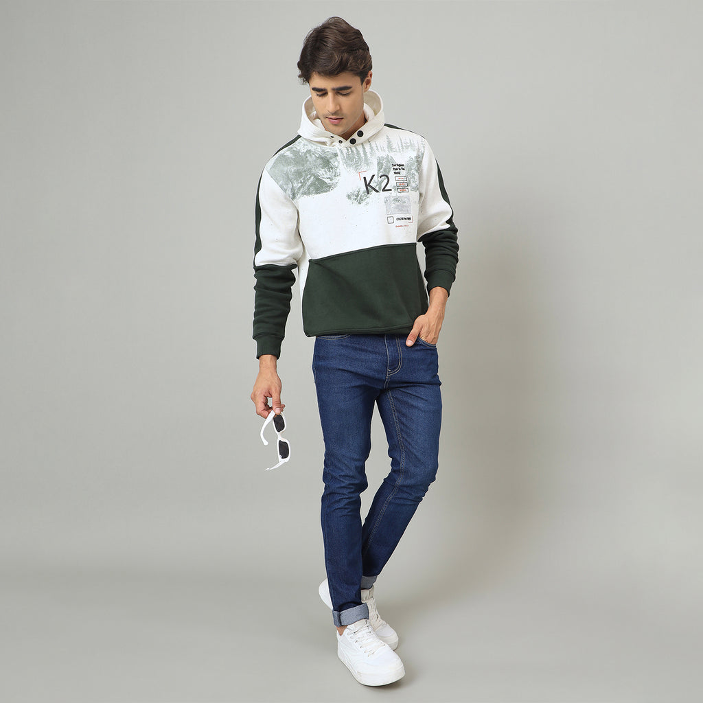 Duke Urban Men Hooded Regular Sweatshirt (LF6354)