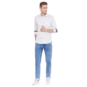 Duke Men Stardust Cotton Full Sleeve Shirt (SDO8853)