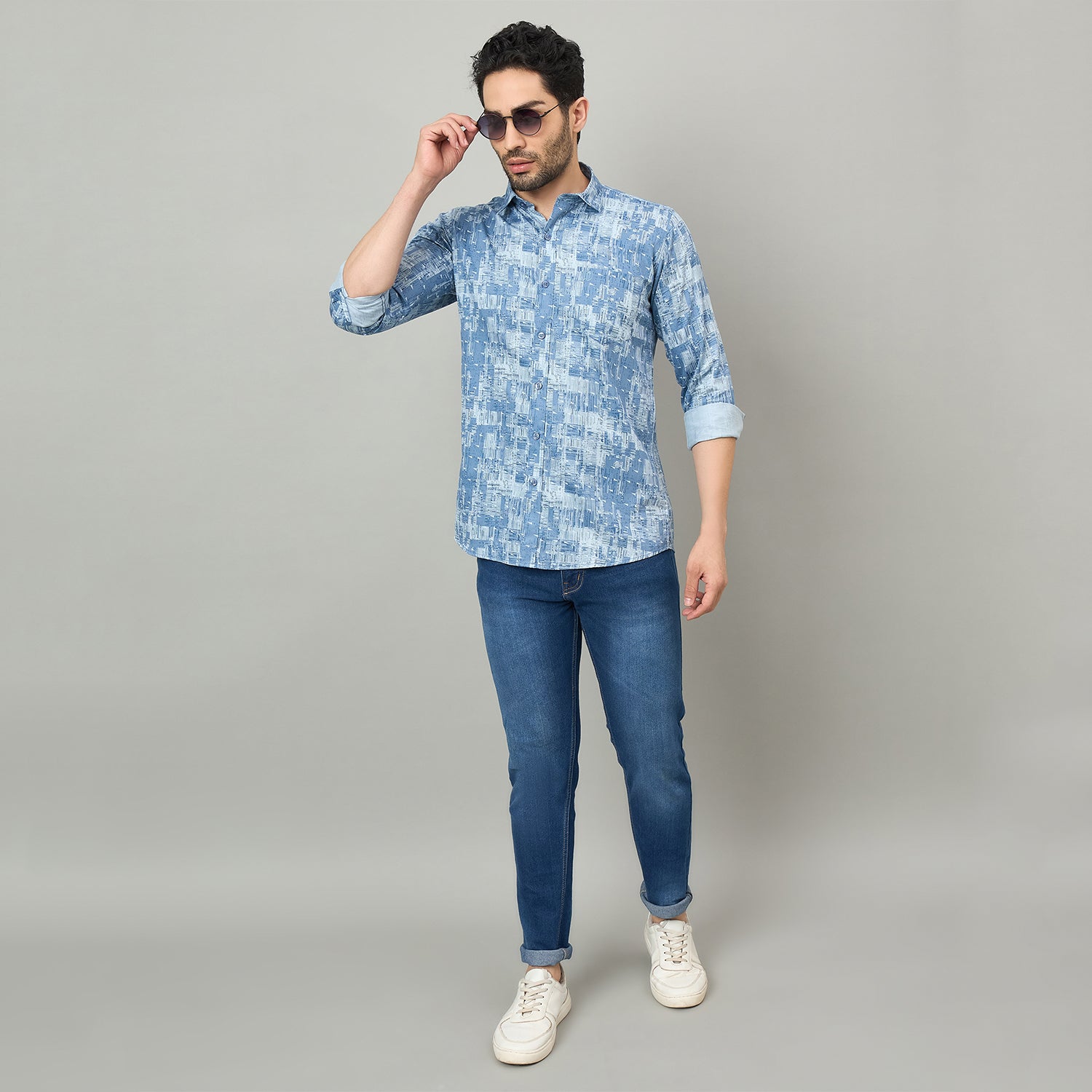 Duke Urban Men Full Sleeve Cotton Shirt (SDO8PRAP)