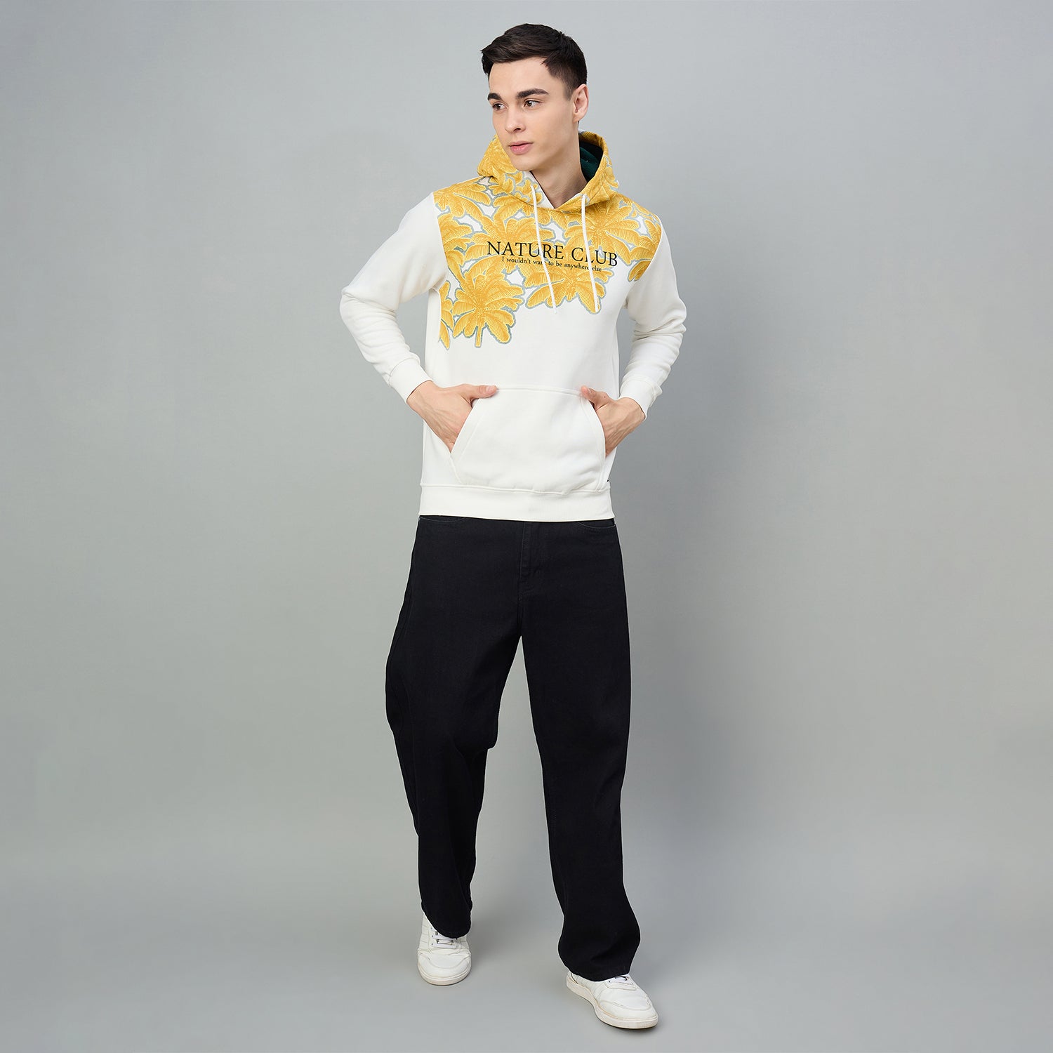 Duke Urban Men Regular Hooded Sweatshirt (LF6367)