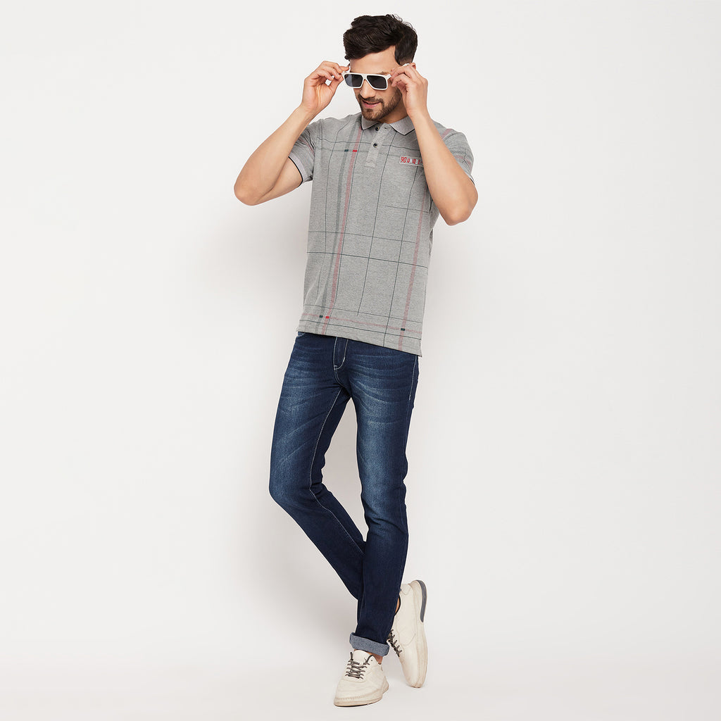 Duke Stardust Men Half Sleeve Cotton T-shirt (LF5863)