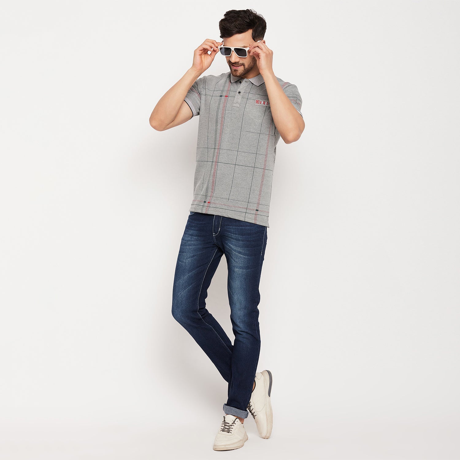 Duke Stardust Men Half Sleeve Cotton T-shirt (LF5863)