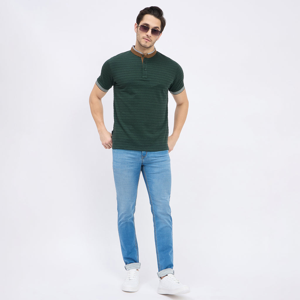 Duke Stardust Men Half Sleeve Cotton T-shirt (LF7264)