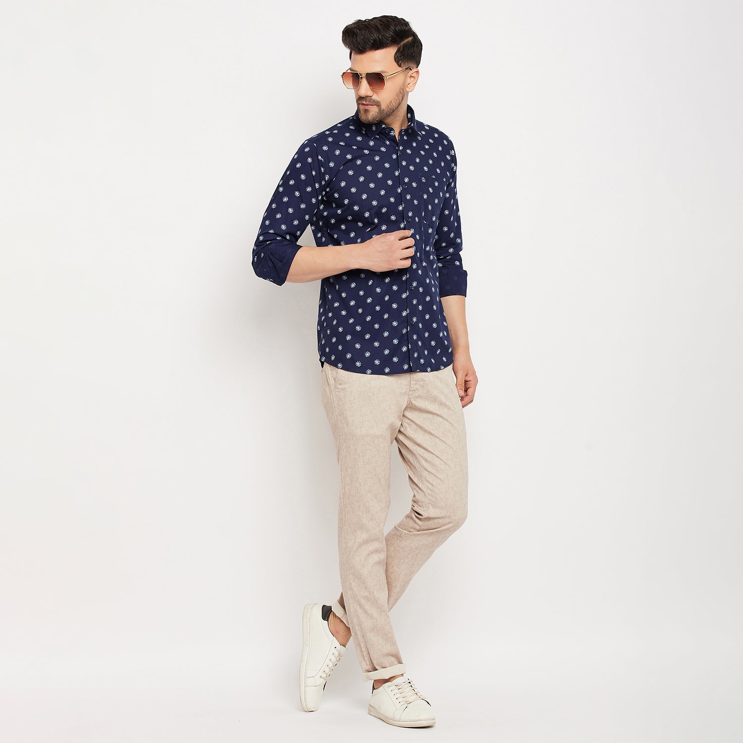 Duke Stardust Men Full Sleeve Cotton Shirt (SDO8MPR)