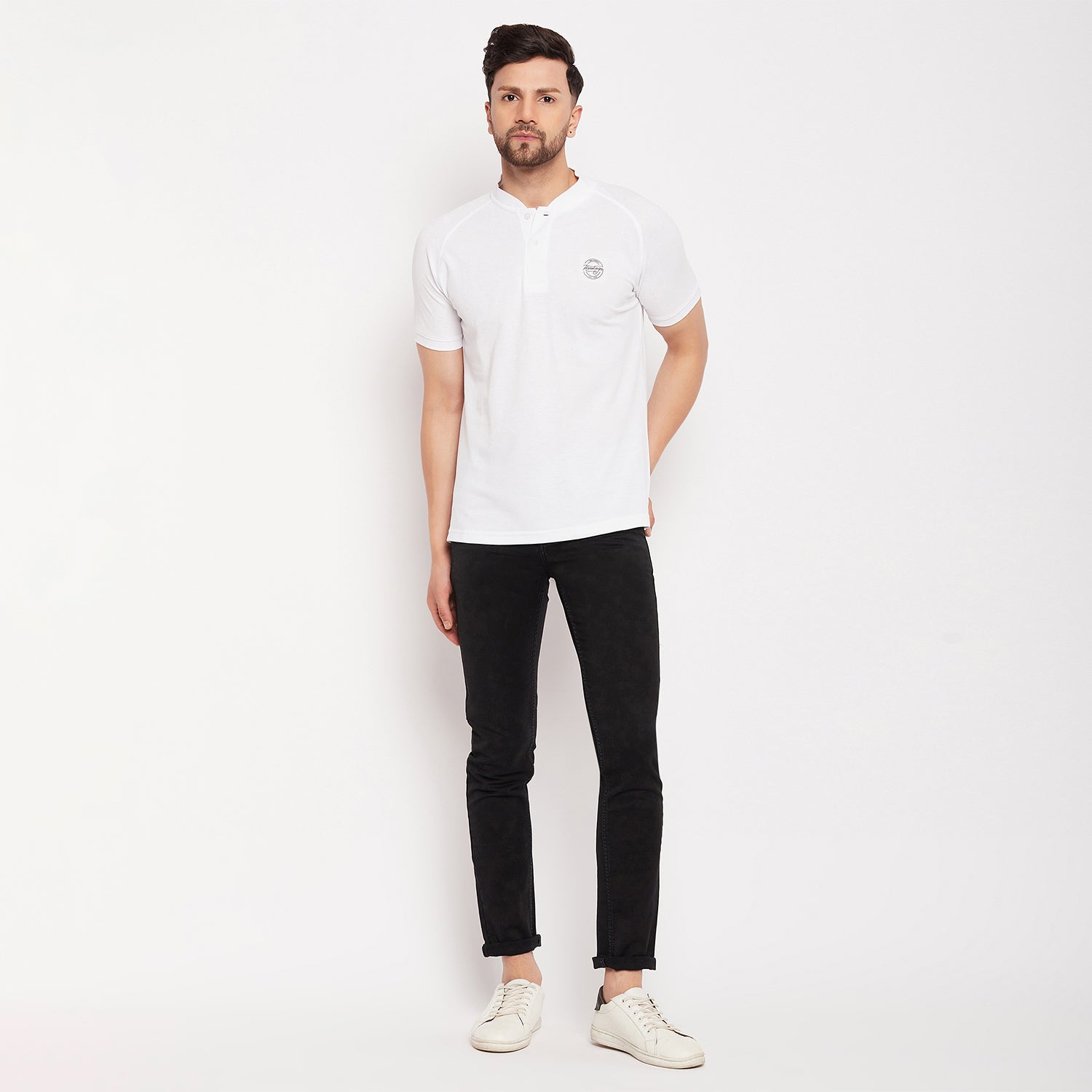 Duke Stardust Men Half Sleeve Cotton T-shirt (LF7033)