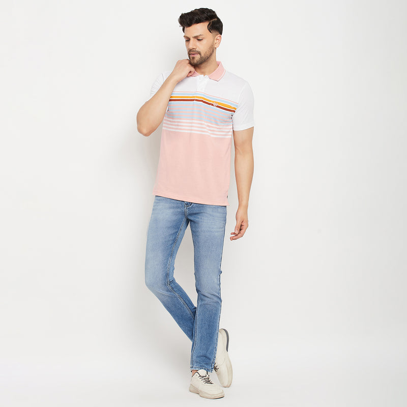 Duke Stardust Men Half Sleeve Polo Neck Cotton T-shirt (LF5885)