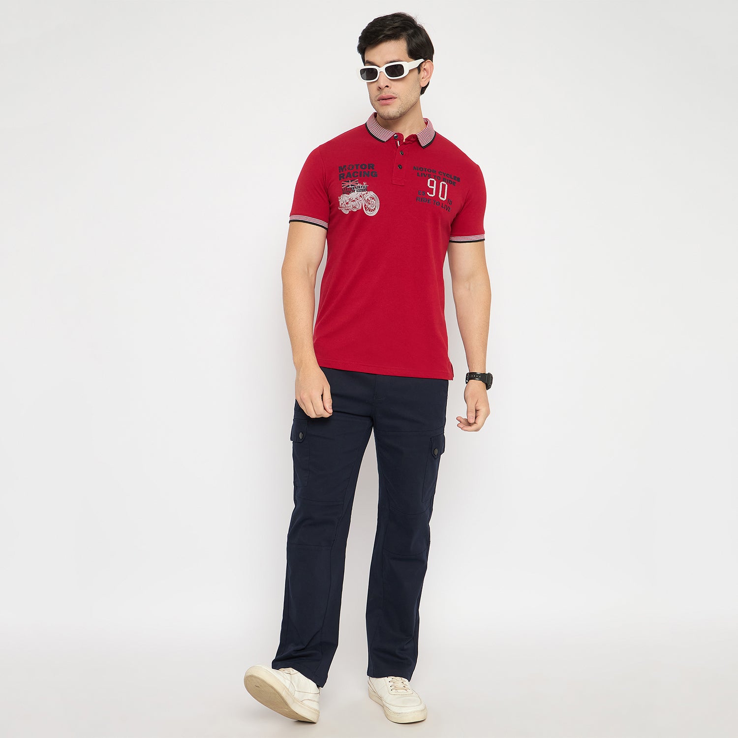 Duke Urban Men Half Sleeve Cotton Tshirt (LF7490)