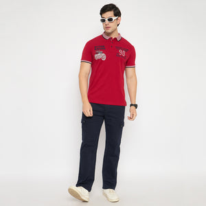Duke Men Half Sleeve Cotton Tshirt (LF7490)