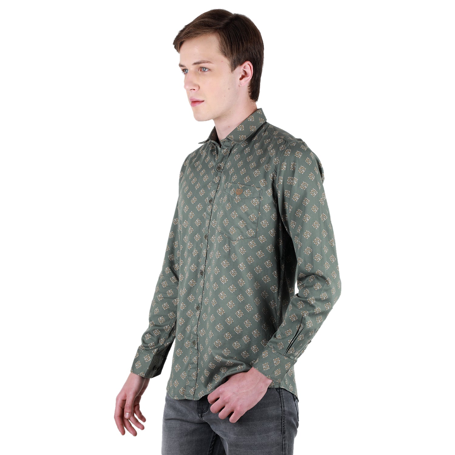 Duke Urban Men Full Sleeve Cotton Shirt (SDO3PRTB)