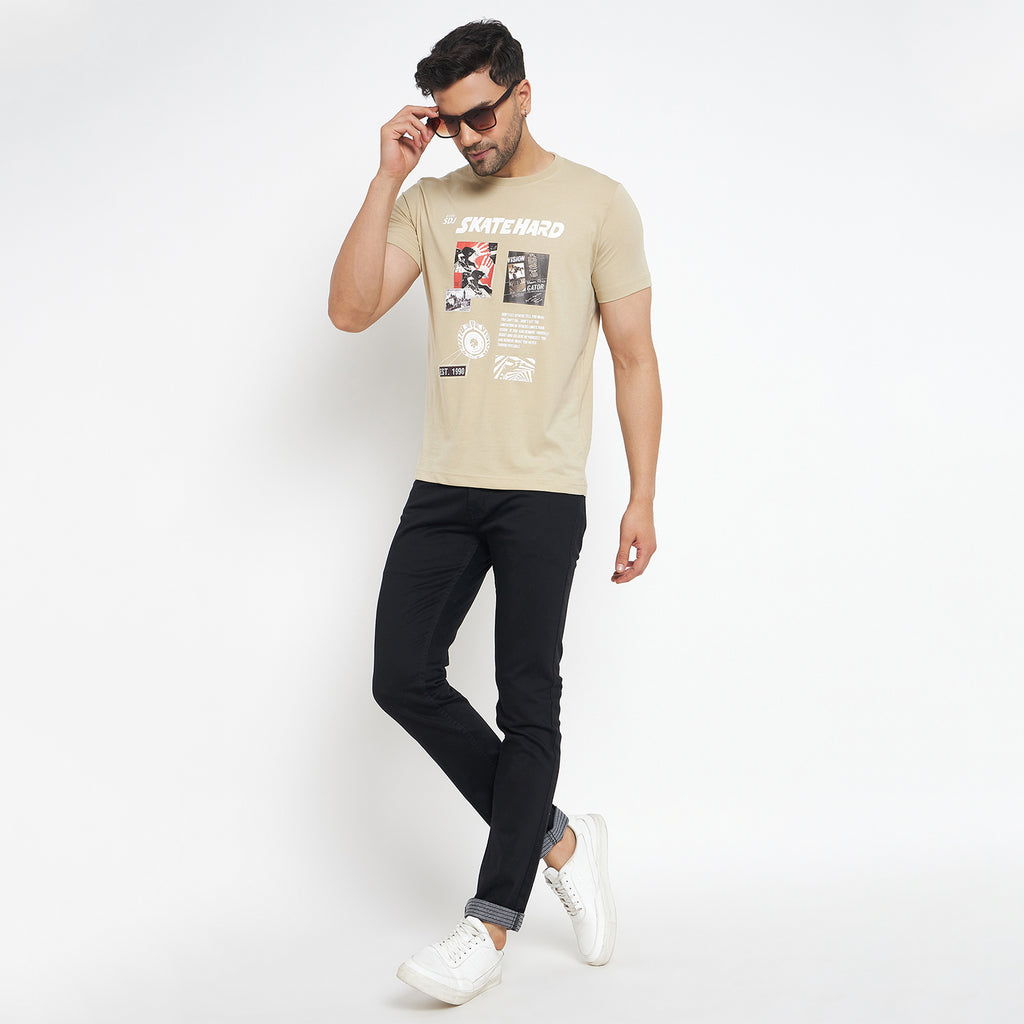 Duke Urban Men Half Sleeve Cotton T-Shirt (LF7056)