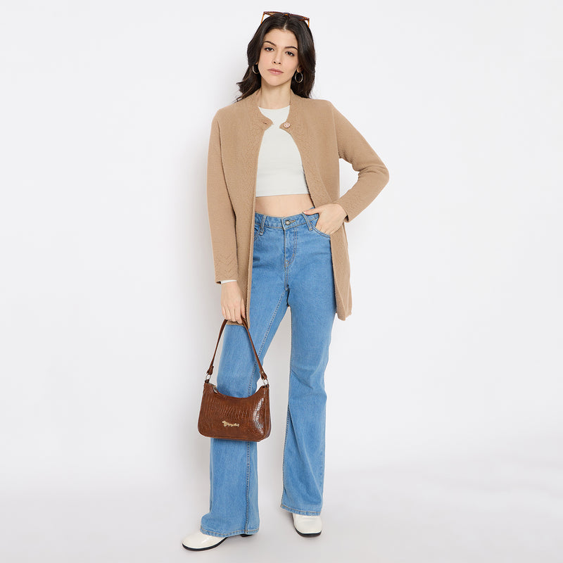 Duke Urban Women Full Sleeve Long Shrug (SDS1399)