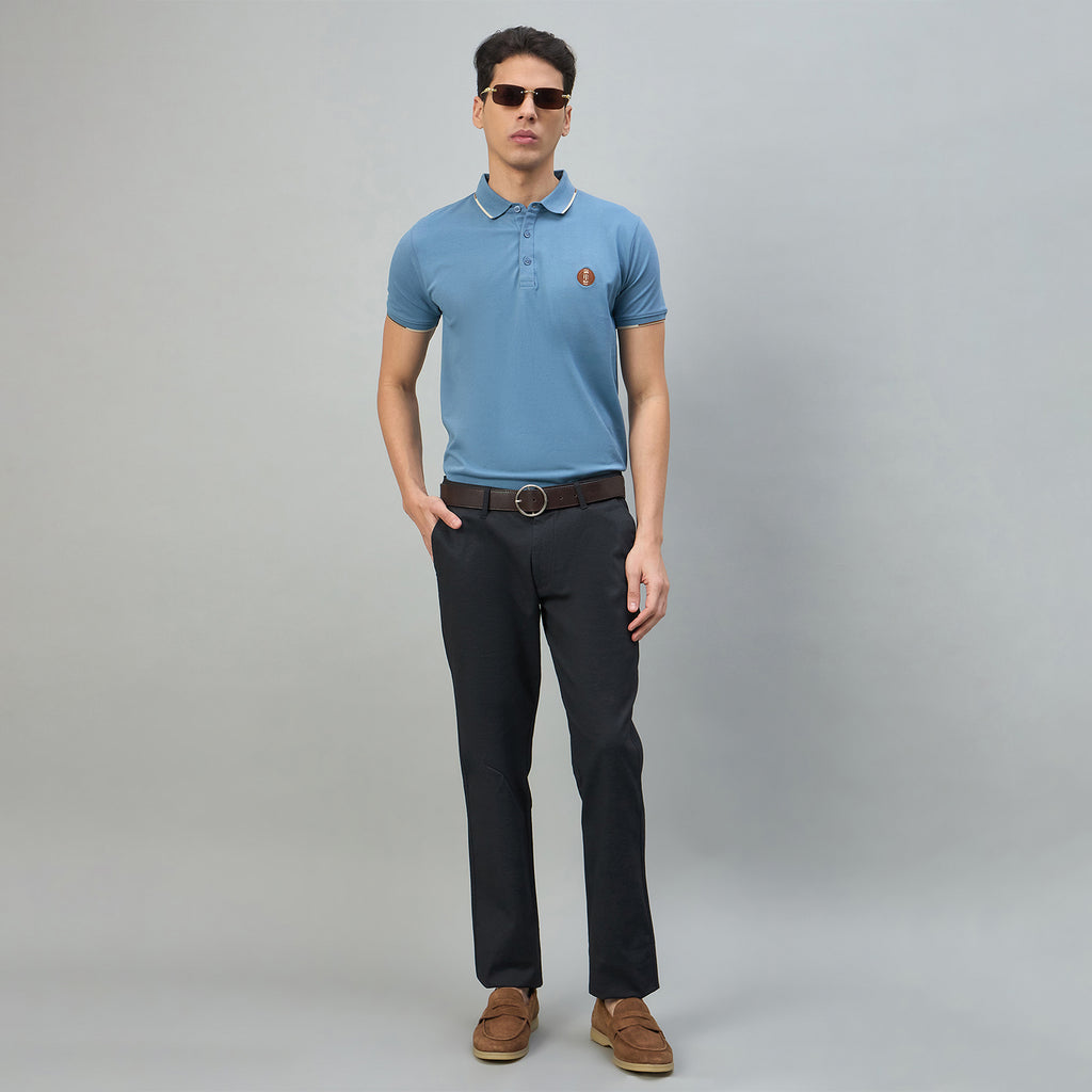 Duke Urban Men Flatfront Narrowfit Non-denim Casual Trouser (SDT4647)