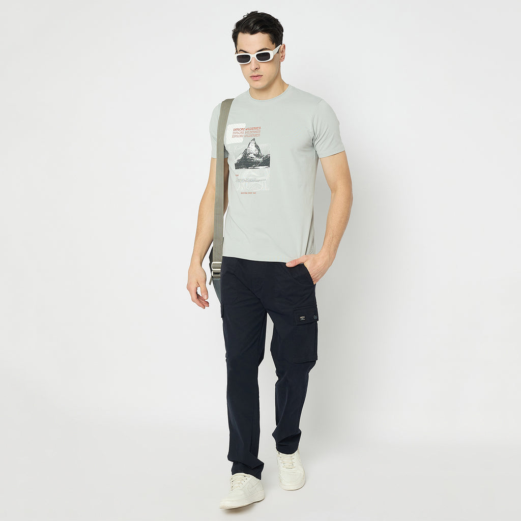 Duke Urban Men Half Sleeve Cotton Tshirt (LF7438)