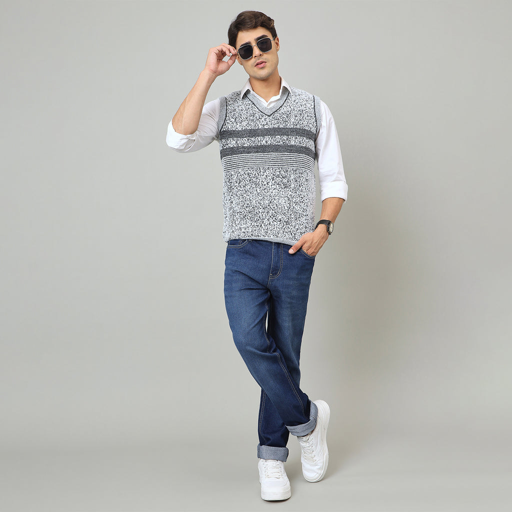 Duke Urban Men V-neck sleeveless sweater (SDS2213)