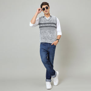 Duke Men V-neck sleeveless sweater (SDS2213)