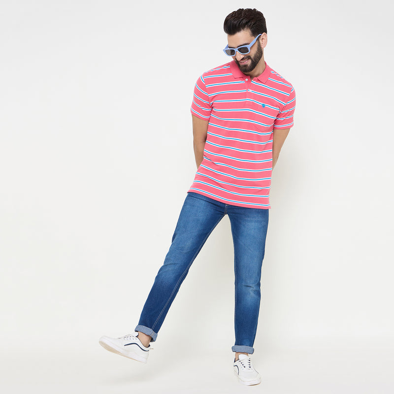 Duke Urban Men Half Sleeve Cotton Tshirt (LF7261)