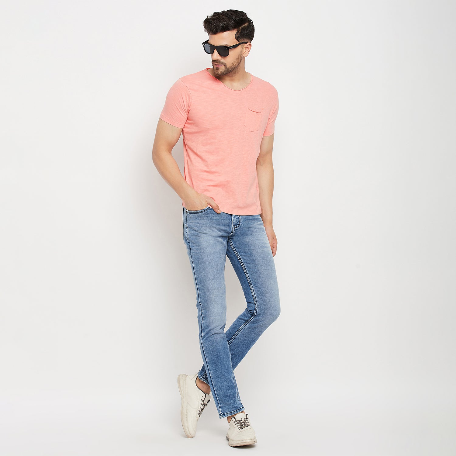 Duke Stardust Men Half Sleeve Cotton T-shirt (LF5252)